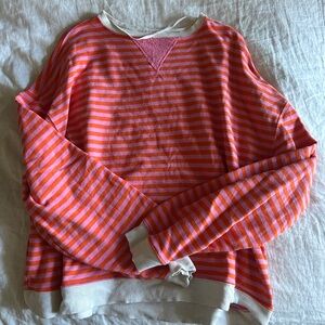 Free People Classic Striped Oversized Shirt